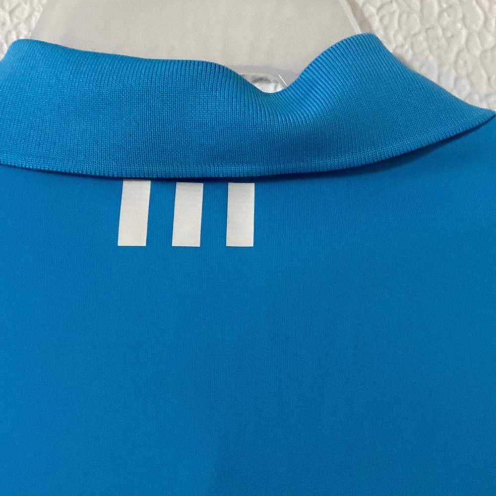 Adidas Pure Motion polo golf shirt - baby blue men’s XL